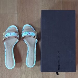 Louis Vuitton Murakami Kitten Heel Sandals